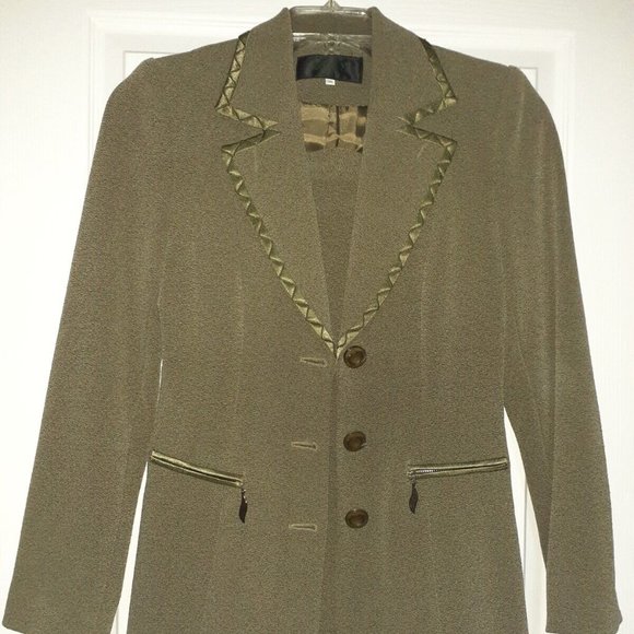Gyyz Jackets Coats Italian Fashion Pc Green Business Career